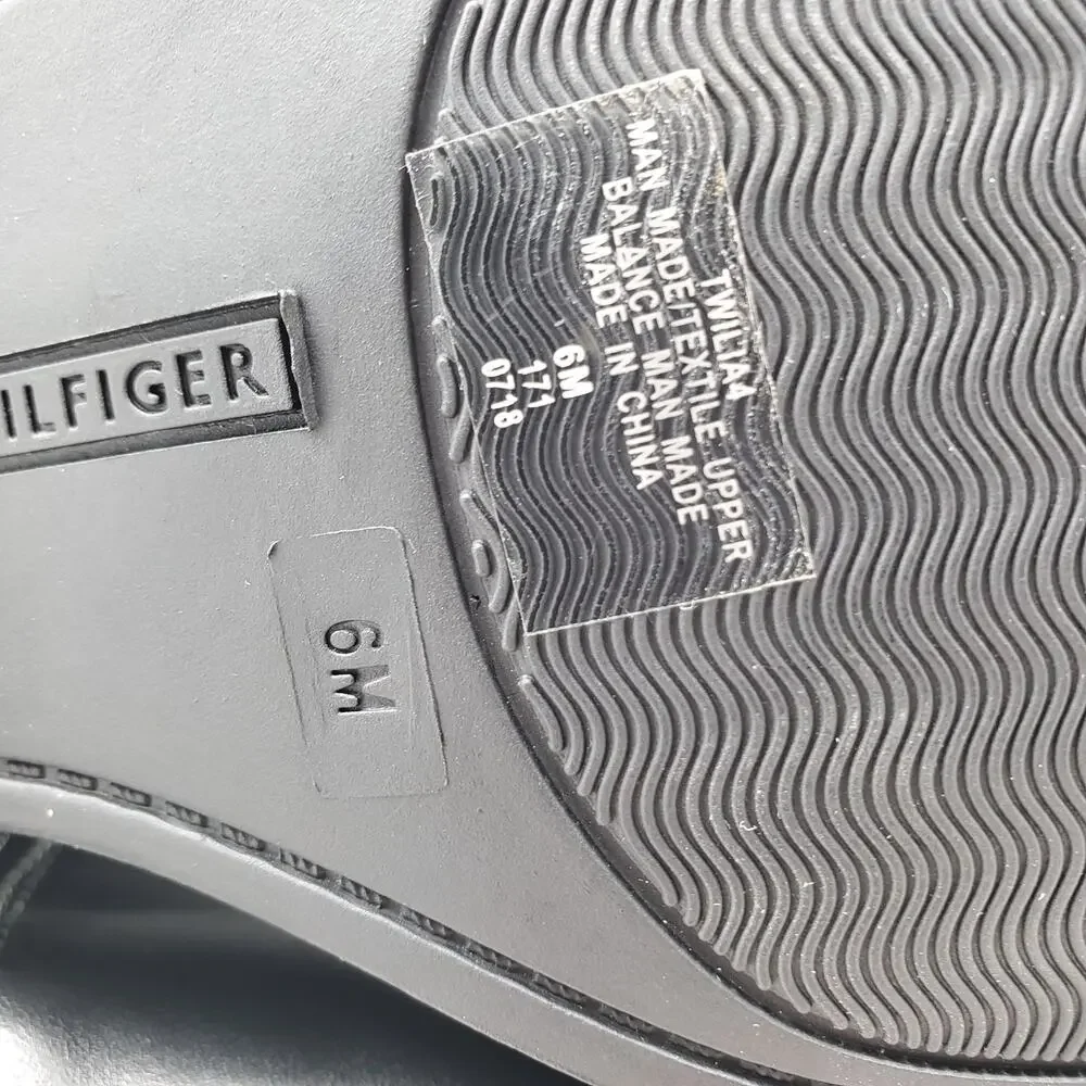 Tommy Hilfiger Ilia 4 Riding Boots Logo Women's Size 6